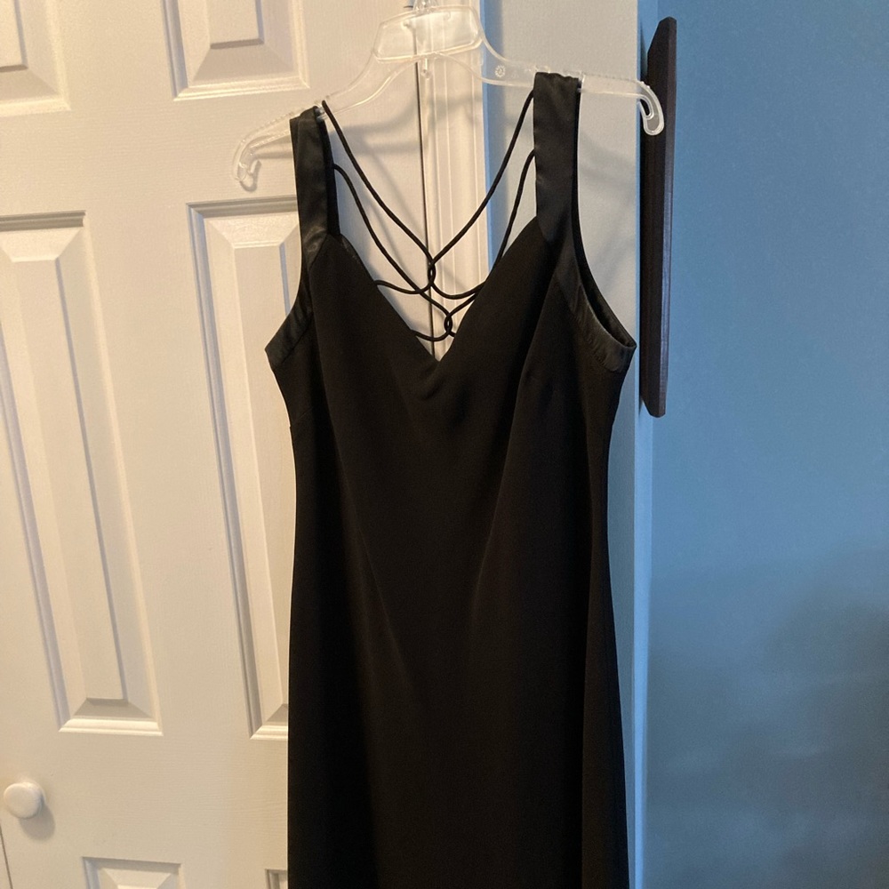 Little black dress.
